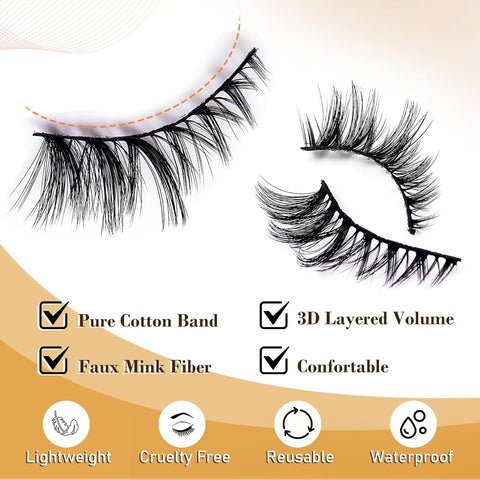 Anjeer 5D Eyelashes (5 Pairs)