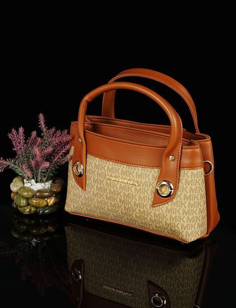 RUSTIC-CHARM-HANDBAG-GOLD SKU: RUSTIC-CHARM-HANDBAG-MIK-0001-BROWN