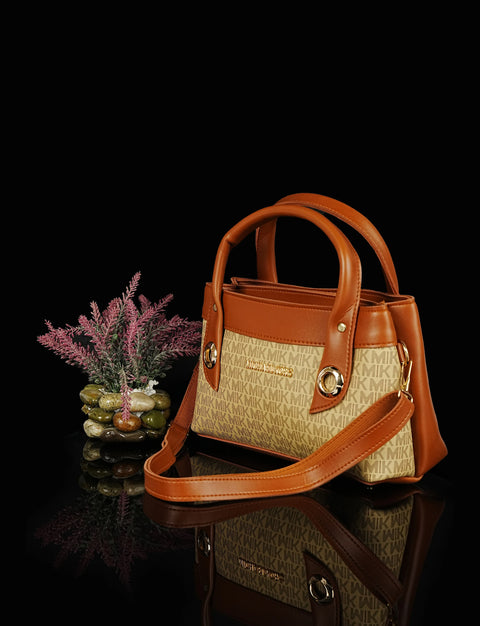 RUSTIC-CHARM-HANDBAG-GOLD SKU: RUSTIC-CHARM-HANDBAG-MIK-0001-BROWN