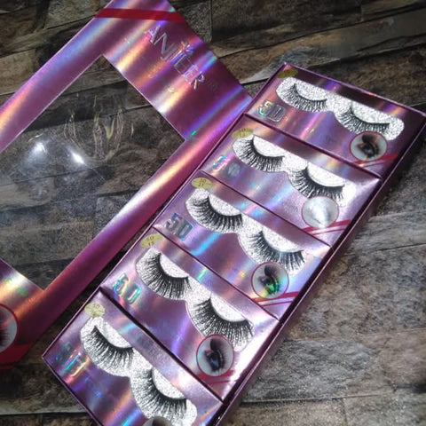 Anjeer 5D Eyelashes (5 Pairs)